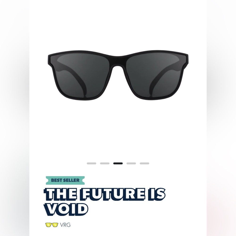 Goodr “The Future is Void” sunglasses
